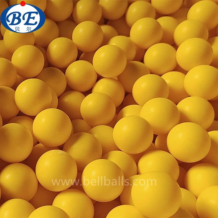 20mm Solid Yellow Plastic Balls 